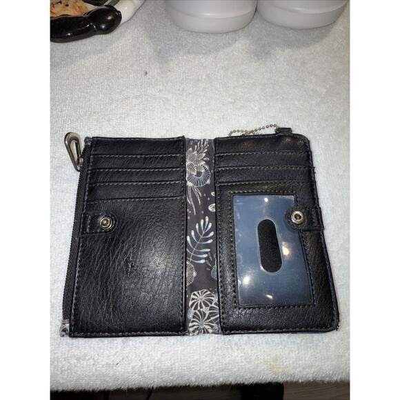 Sakroots Coin/ID/CRedit Card Holder Blue Nautical Sz5.5X3.5X1.5 Wallet - Picture 2 of 4